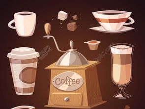 咖啡用品矢量图免费下载 编号14446738 AI格式，还可探索茶叶相关设计